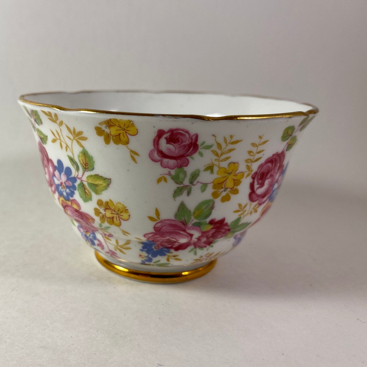 Vintage Royal Stafford June Roses design Sugar bowl