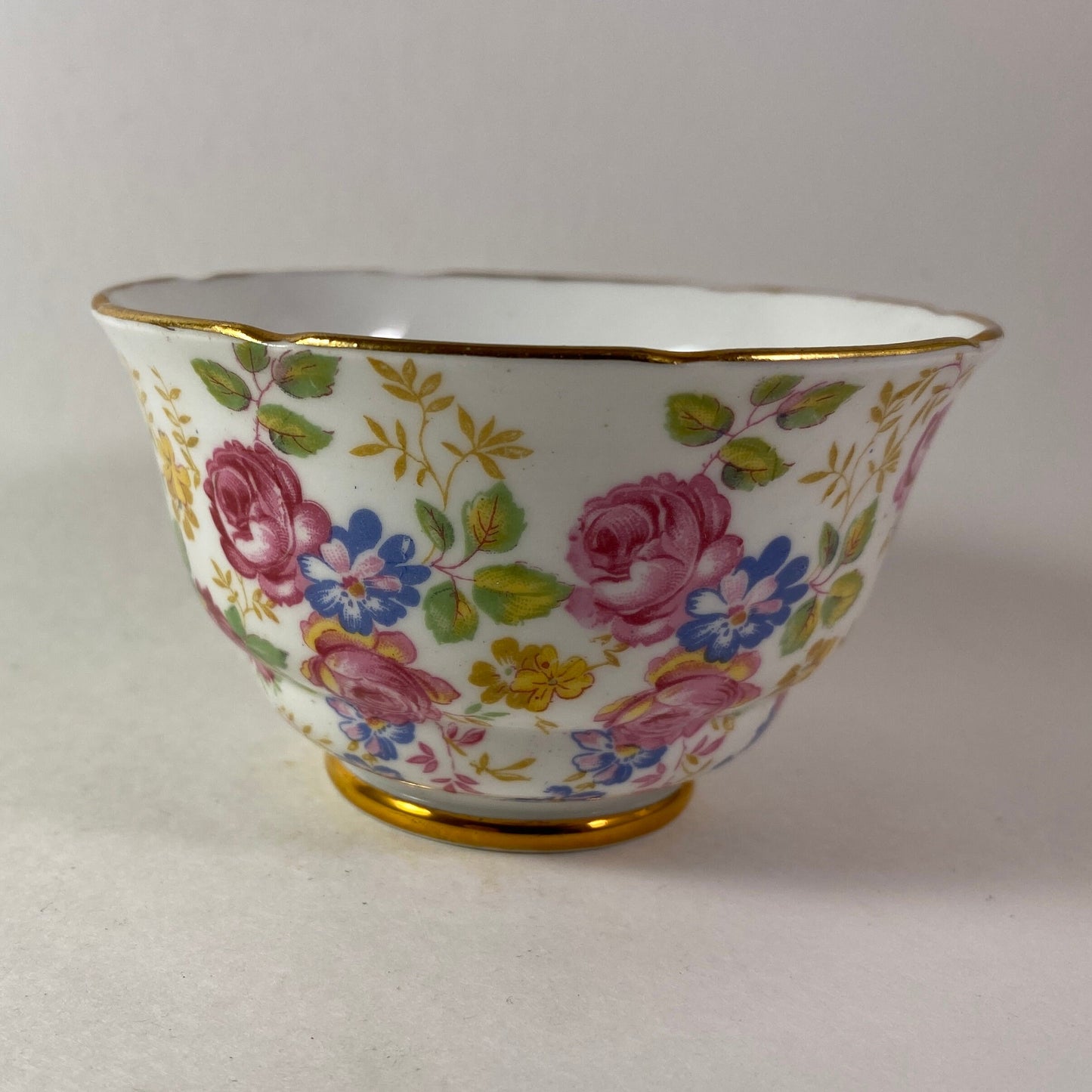 Vintage Royal Stafford June Roses design Sugar bowl