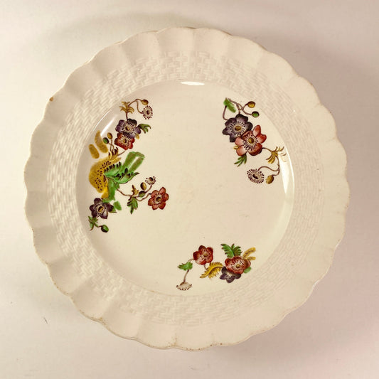 Spode Copeland  Wicker Lane 6-1/2" Bread set of 5 side Plates Basket Weave #2