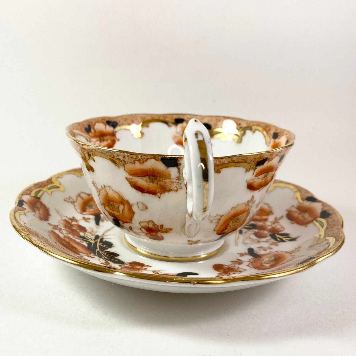 RARE!!! ROYAL ALBERT tea cup and saucer pattern Imari teacup England 1940s