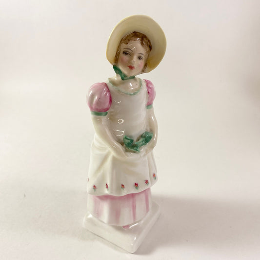 RARE !! Royal Doulton EMMA Figurine HN 2834 English Lady Kate Greenaway Collection 1976
