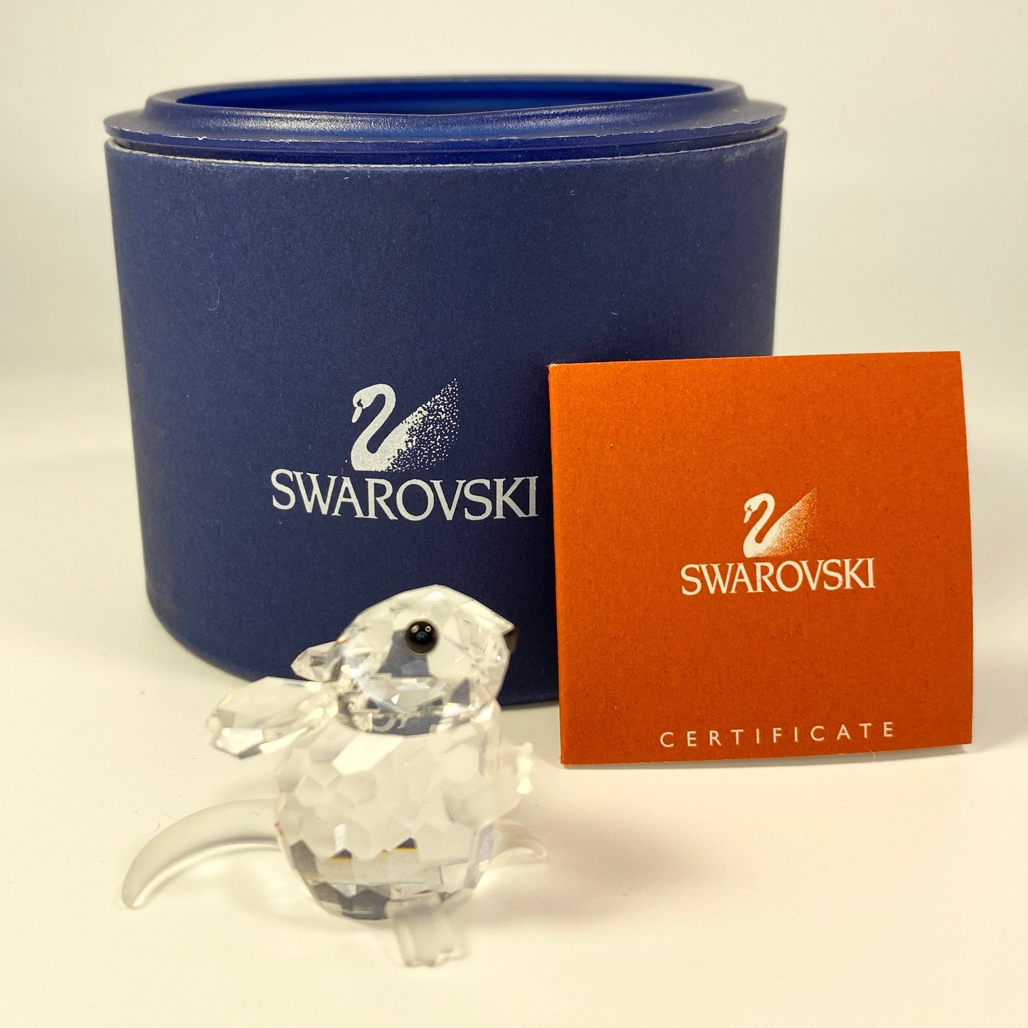 Swarovski Crystal small Field Mouse 7631025000 162886. Retired 2002. MIB+COA