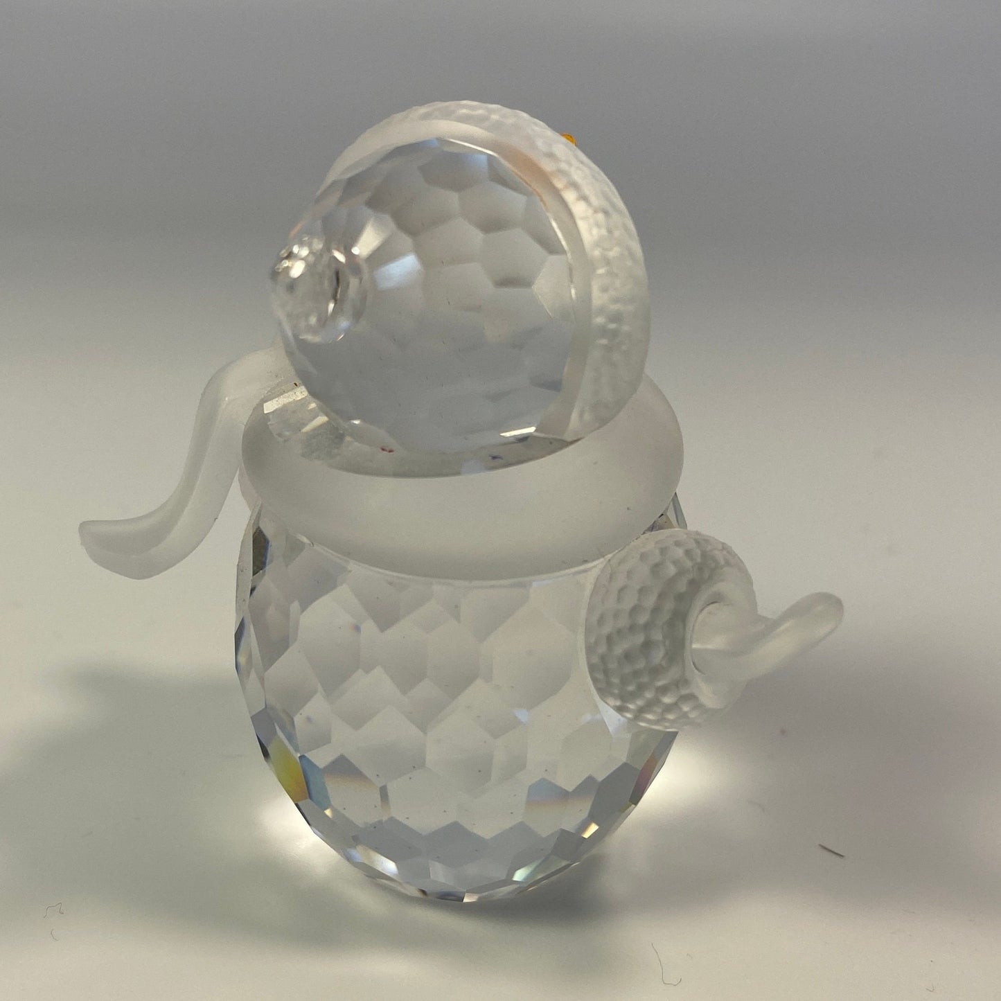 Swarovski "SNOWMAN" With  snow flakes vial Christmas Collectible Figurine 7475