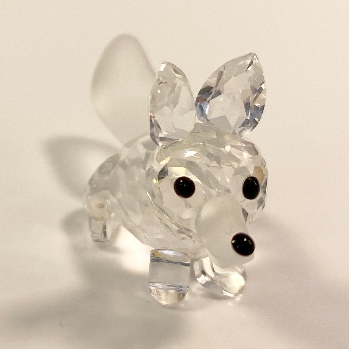 Swarovski Crystal Woodland Friends, Small Running  Prowling Fox Figurine Box