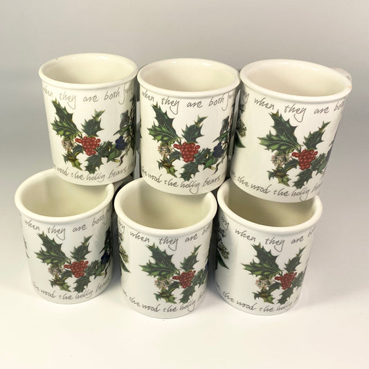 Portmeirion The Holly and The Ivy Breakfast Coffee Tea Mug - Made in Britain