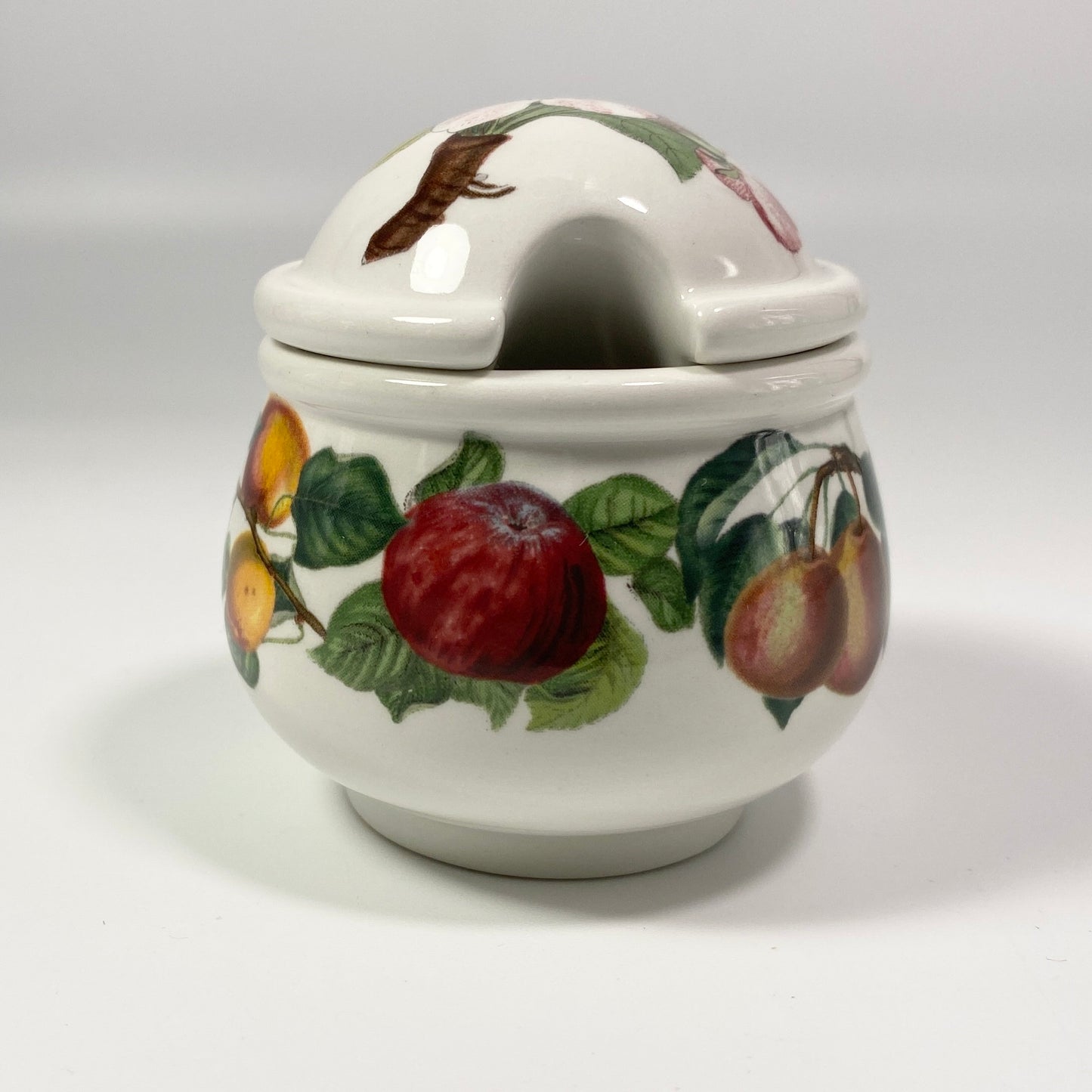 Portmeirion Pomona fruits design small 2.5 " inches  Sugar Bowl & Lid