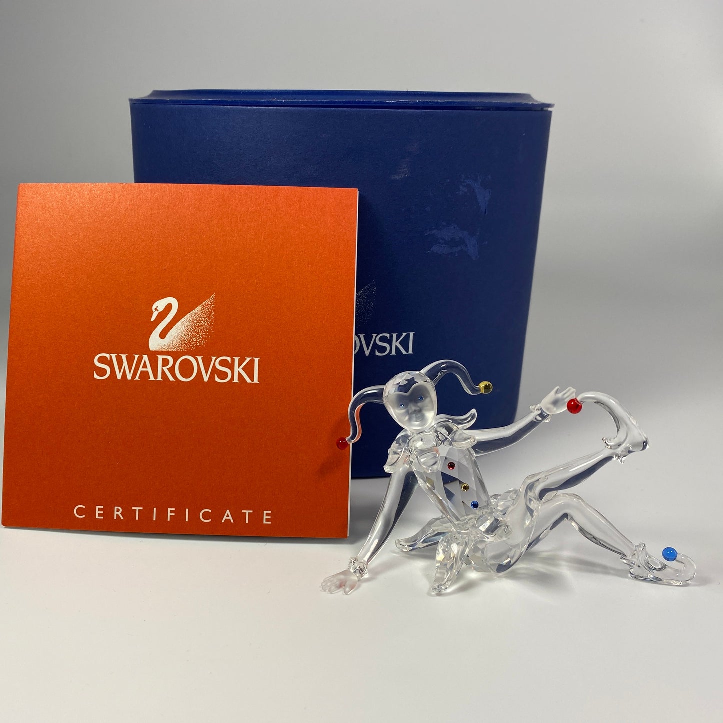 Swarovski Silver Crystal Jester A7550NR000011/275555 Retired. PRISTINE