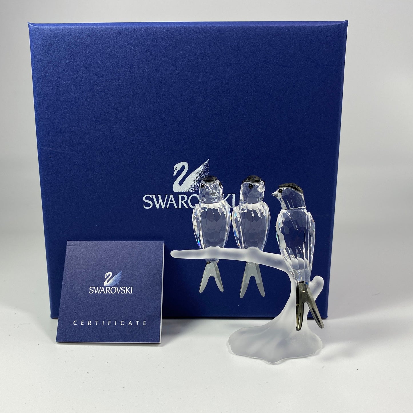 SWAROVSKI Three Swallows Birds on a branch -  # 892039