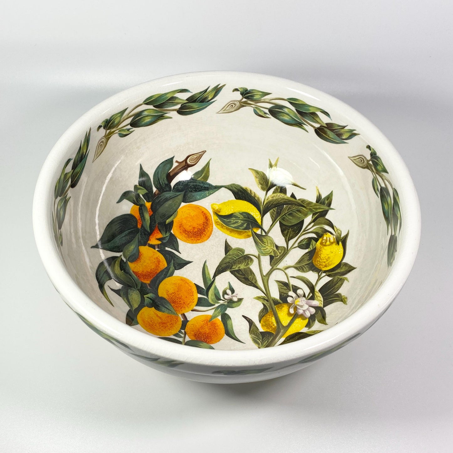 Extremely Rare  Portmeirion large bowl ORANGES AND LEMONS