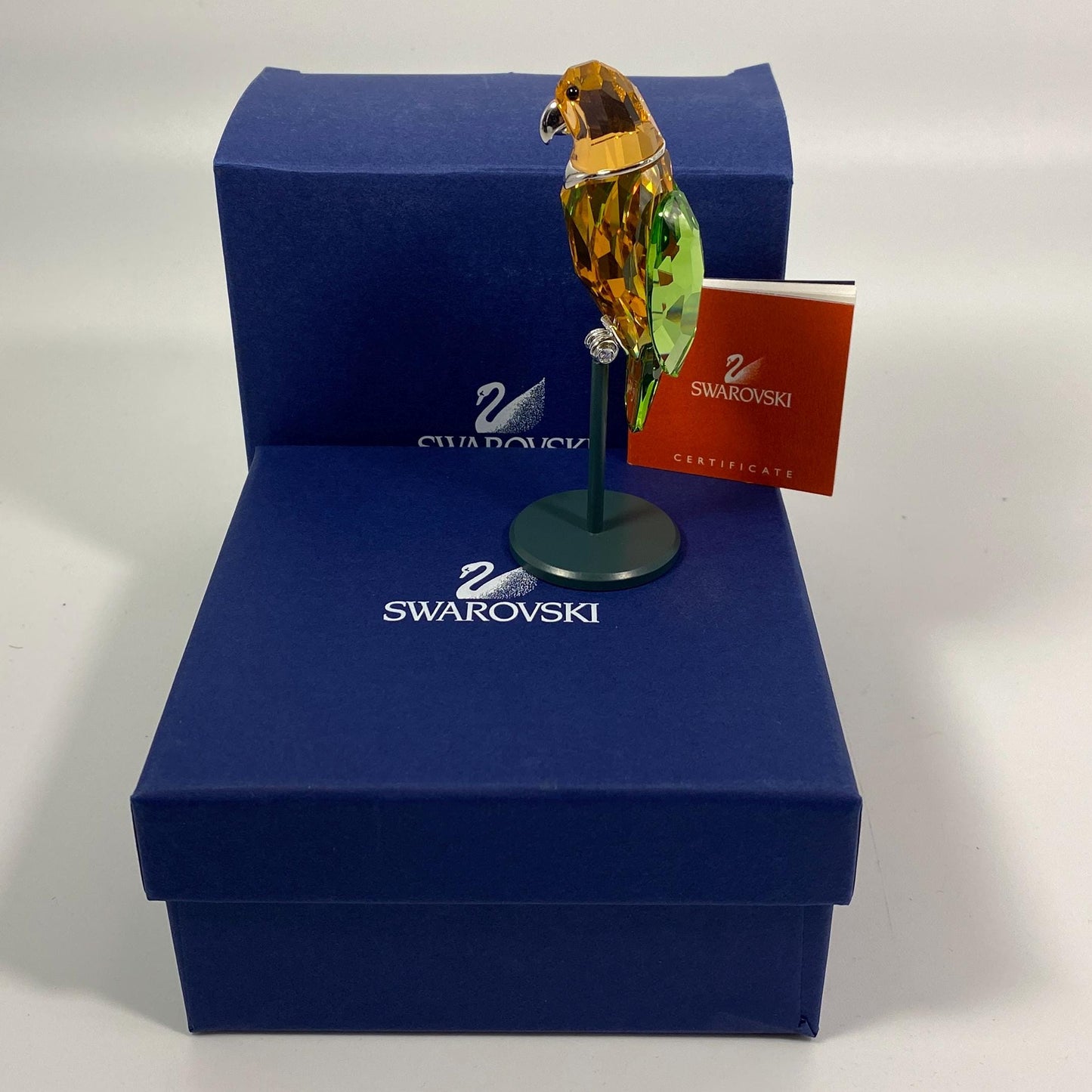 Extremely RARE !!!! Swarovski crystal Bebotto Jonquil  Paradise bird 275574 Mint in box.