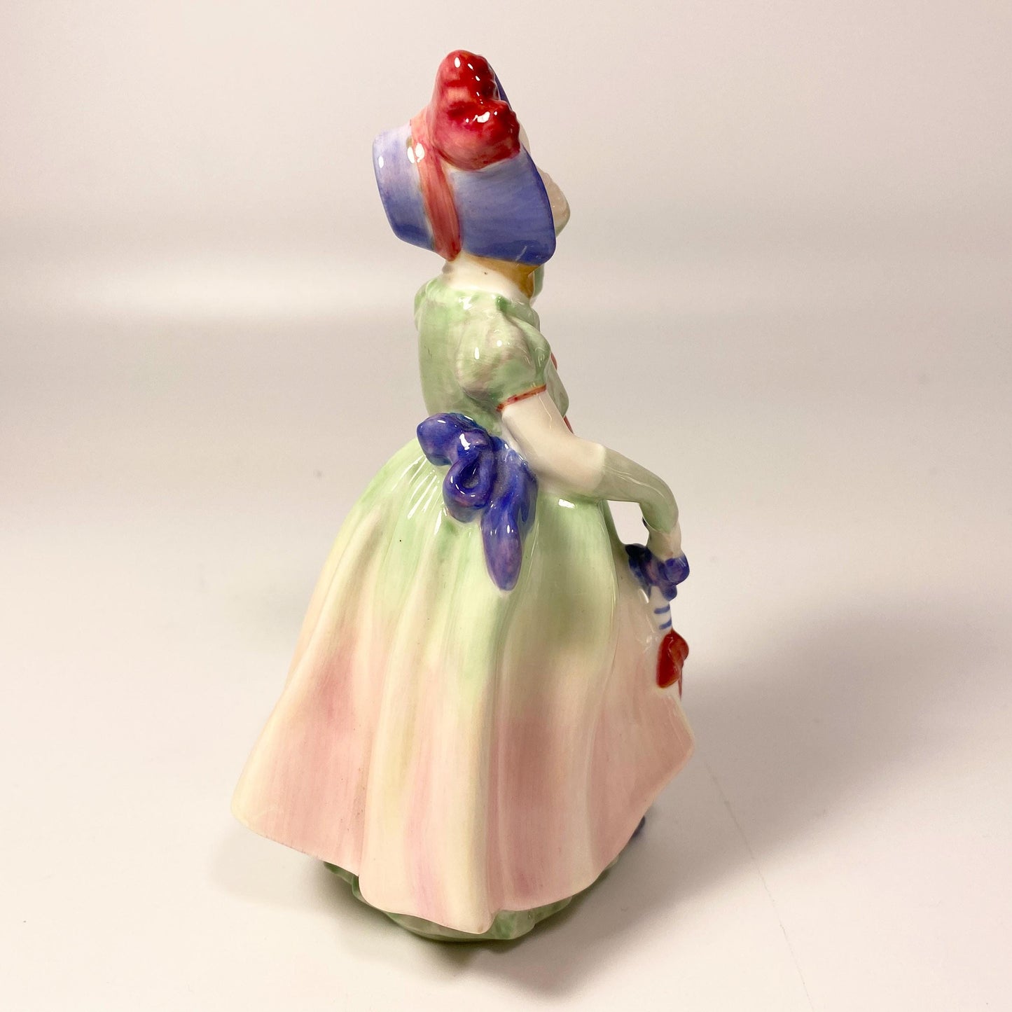 Vintage Royal Doulton Babie 1935 Young Girl With Umbrella 4.75” Tall