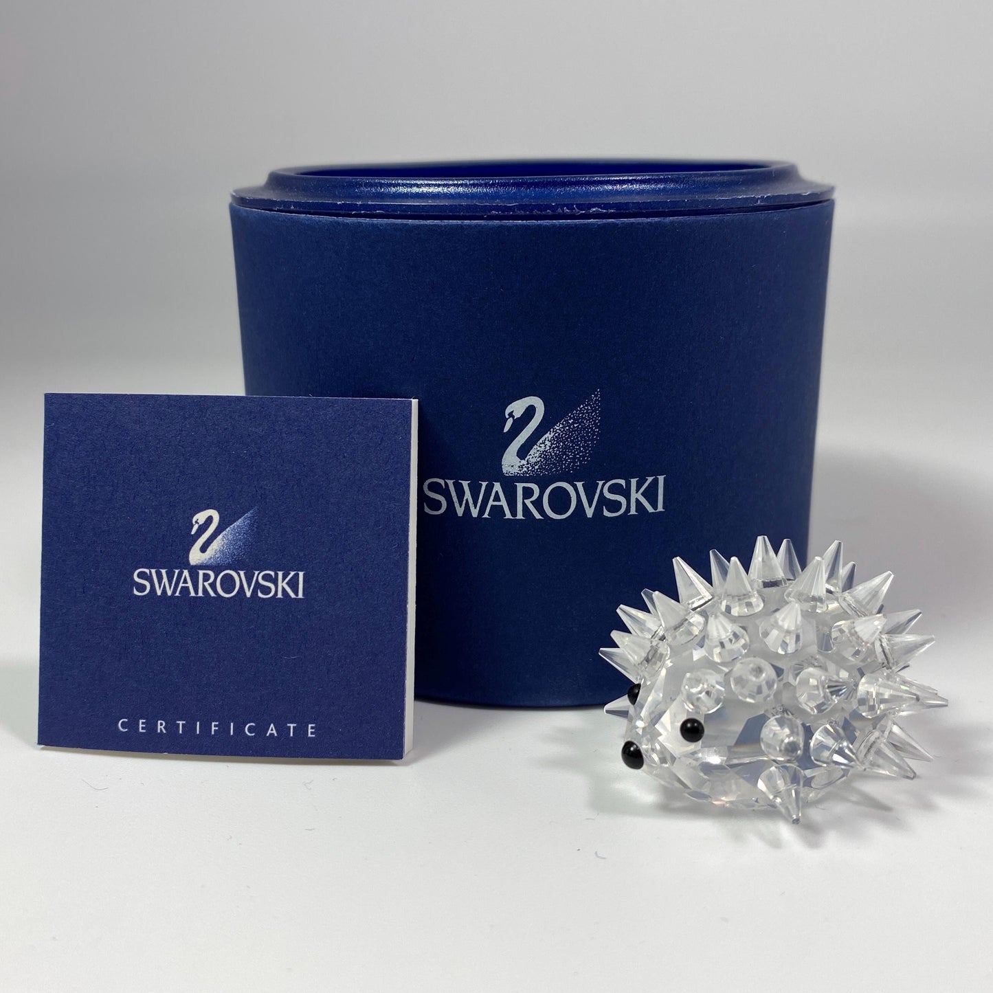 Authentic SWAROVSKI Austrian Crystal HEDGEHOG in Original Box & CoA