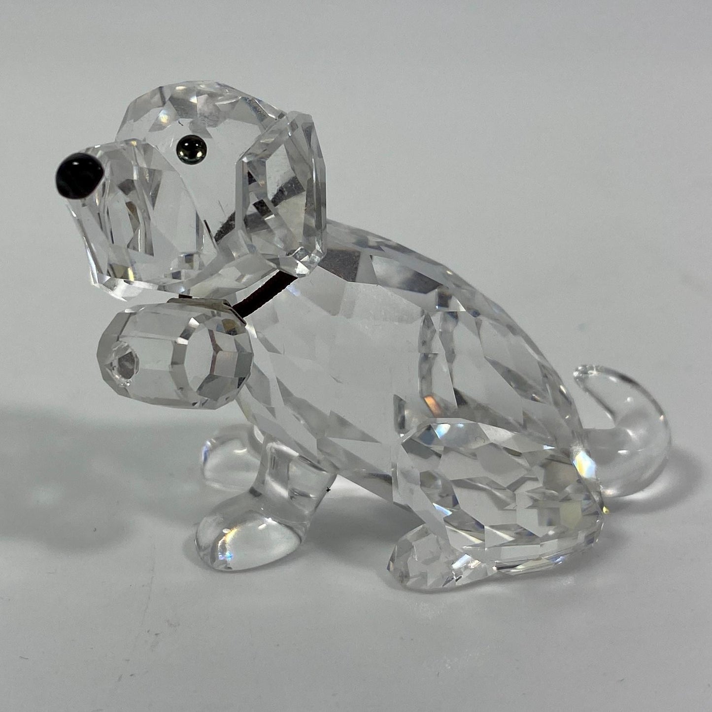 Swarovski Crystal Figurine, St Bernard Puppy # 201111  pets corner Box & CoA