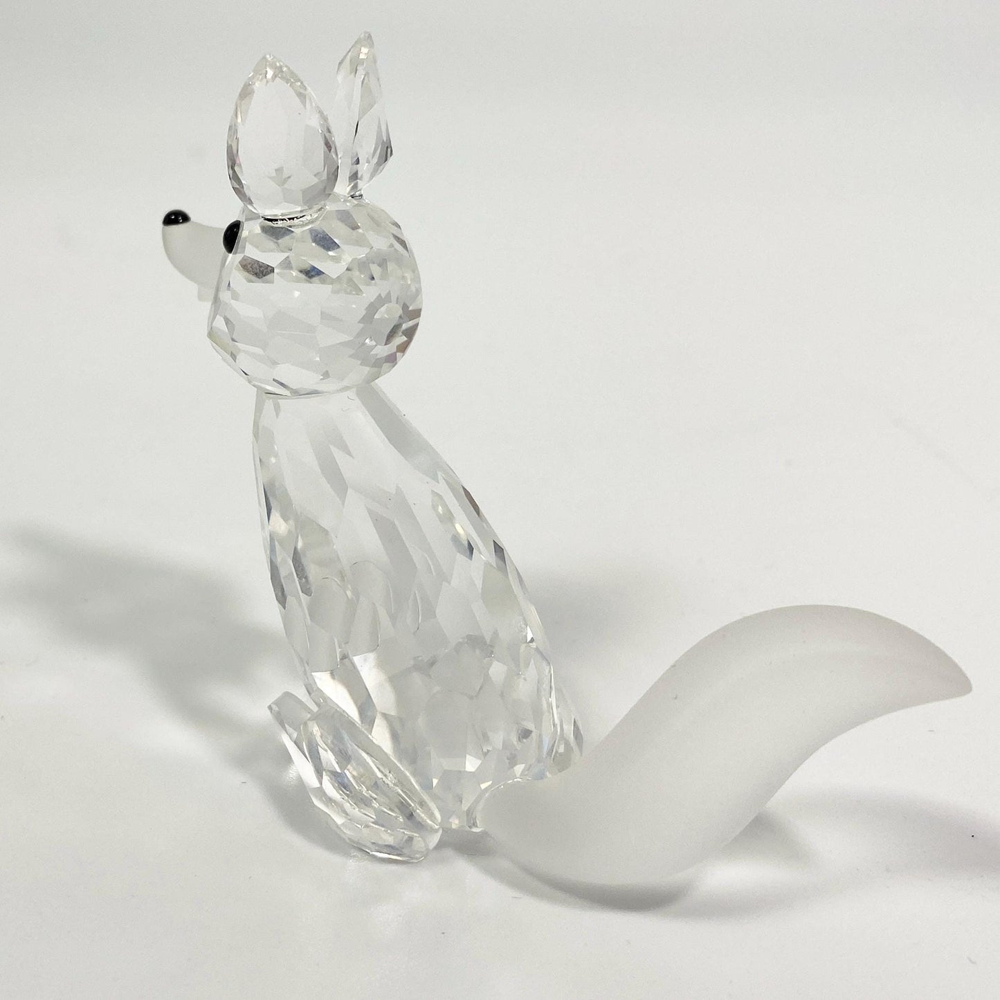 Swarovski 7629 NR 070 000 Crystal Fox Figurine Sitting 13837 Original Box & CoA