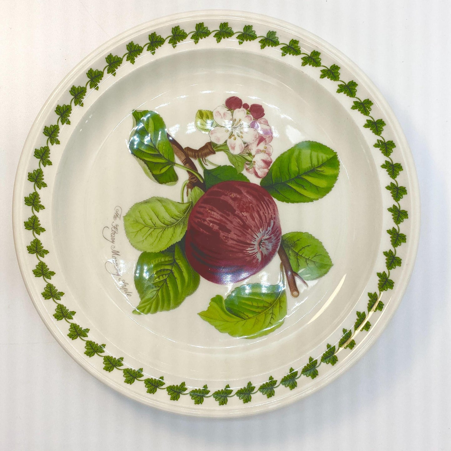 Portmeirion Pomona The Hoary Morning Apple Salad Plates 8.5 in. Discontinued