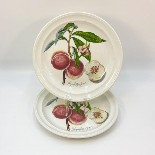 Portmeirion Pomona Plate Grimwoods Royal George Peach Fruit Dish 8.5 Inches