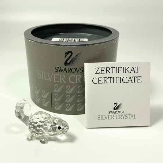 Swarovski Silver Crystal standing Beaver 7616 NR 000 003 with Original Box