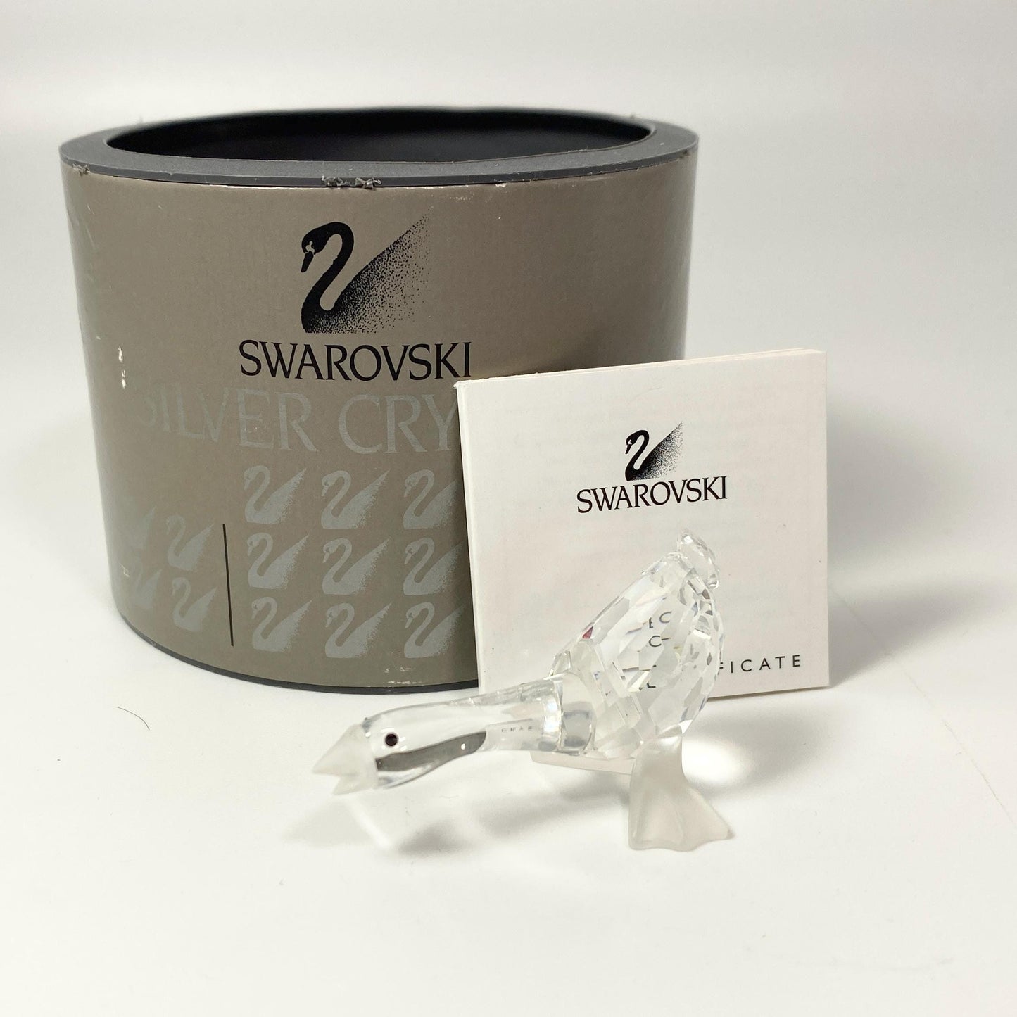Swarovski Crystal Figurine Squawking Goose Gosling Harry 174962 in Box RETIRED