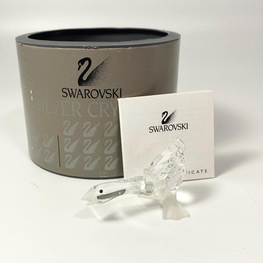 Swarovski Crystal Figurine Squawking Goose Gosling Harry 174962 in Box RETIRED