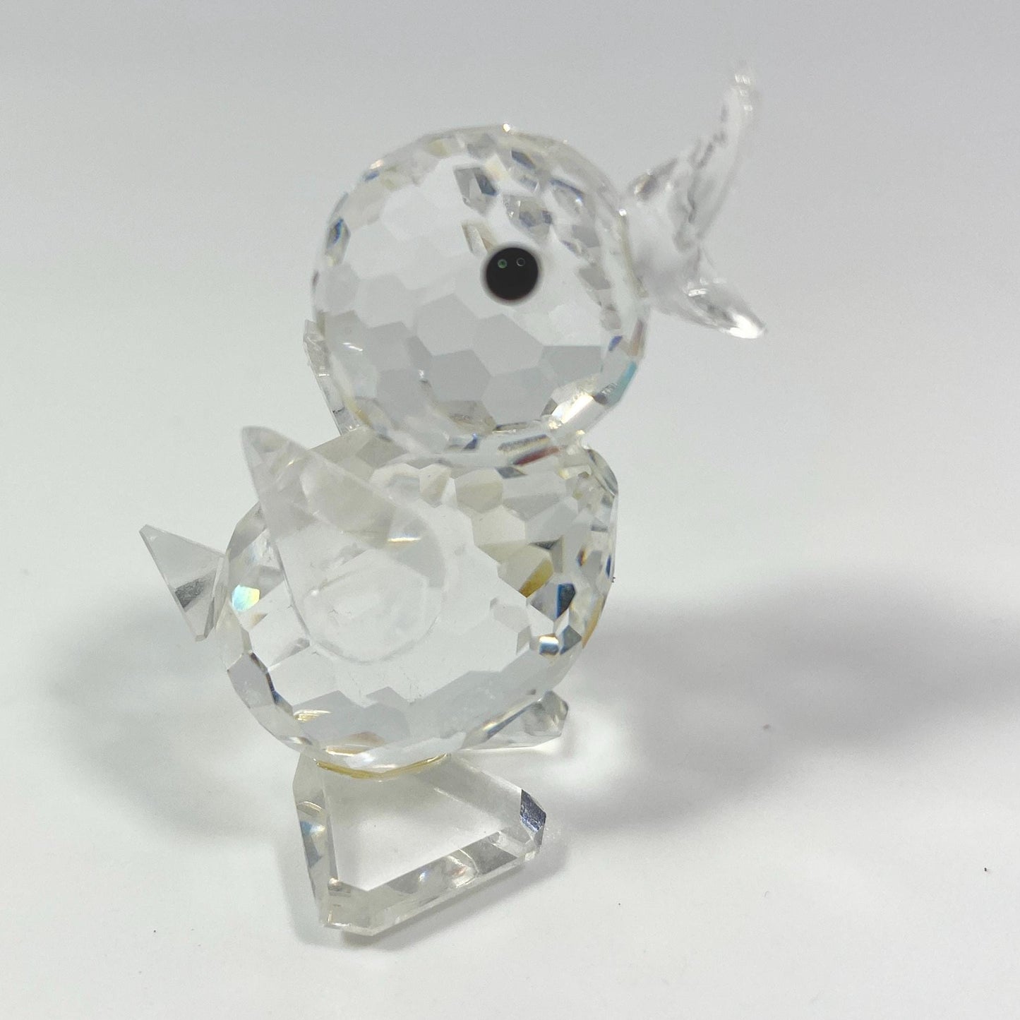 Swarovski Crystal Duck Figurine Mini Quacking Duckling  7660 NR 040 000 with Box