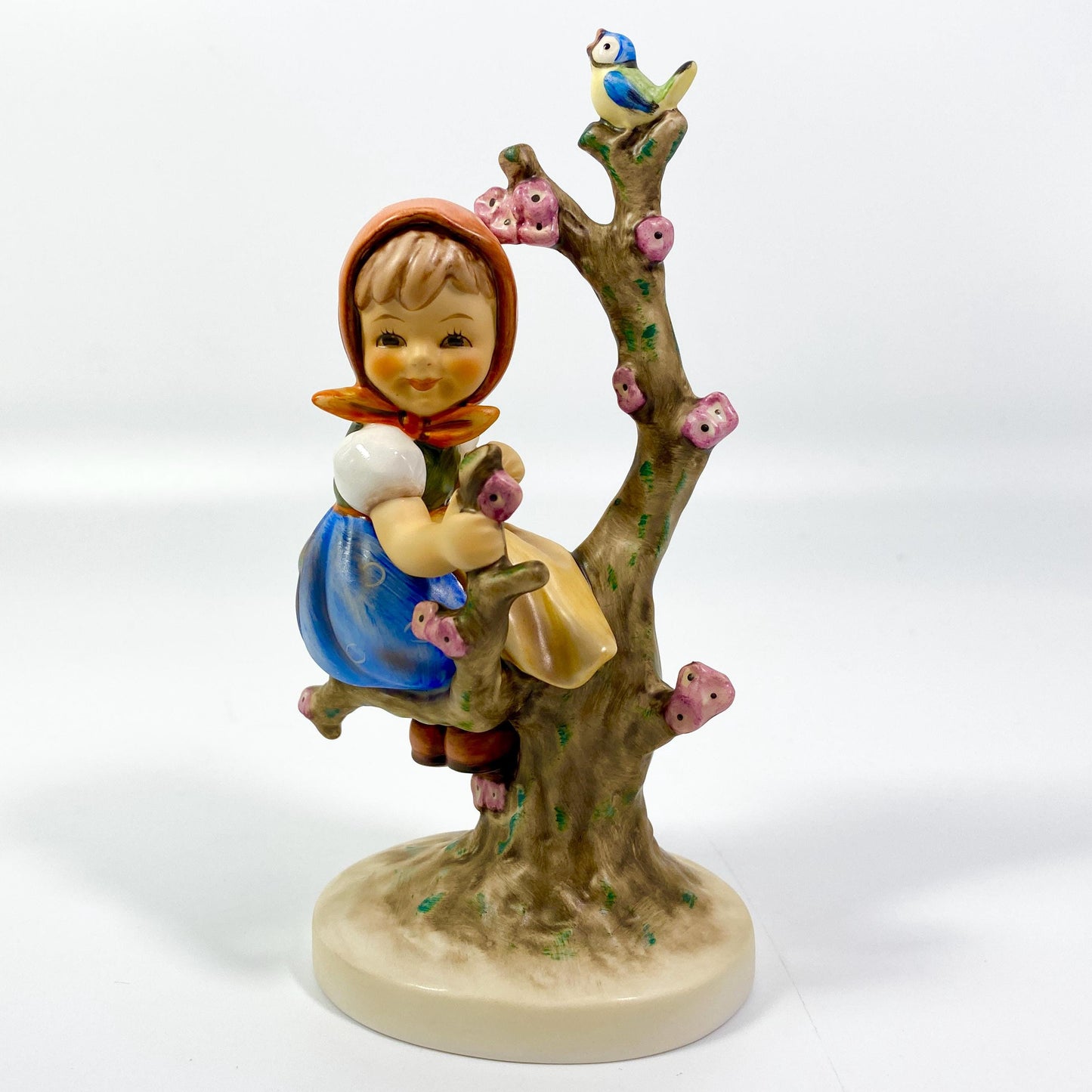 RARE !! 1970-1990 Hummel Goebel Apple Tree Girl 141/1 Bird In Tree 6" inches MIB