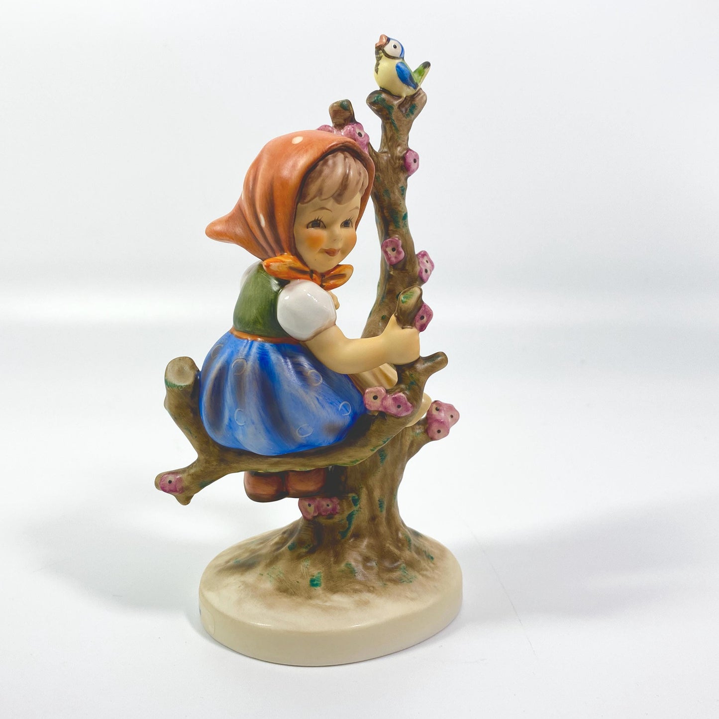 RARE !! 1970-1990 Hummel Goebel Apple Tree Girl 141/1 Bird In Tree 6" inches MIB