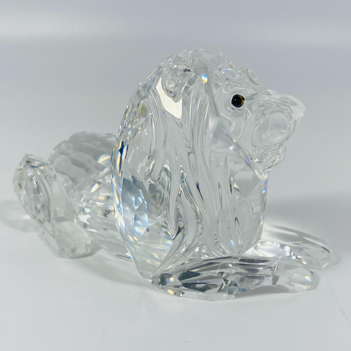 Swarovski The Lion Crystal  Large Figurine Inspiration Africa 1995 SCS An. Edition