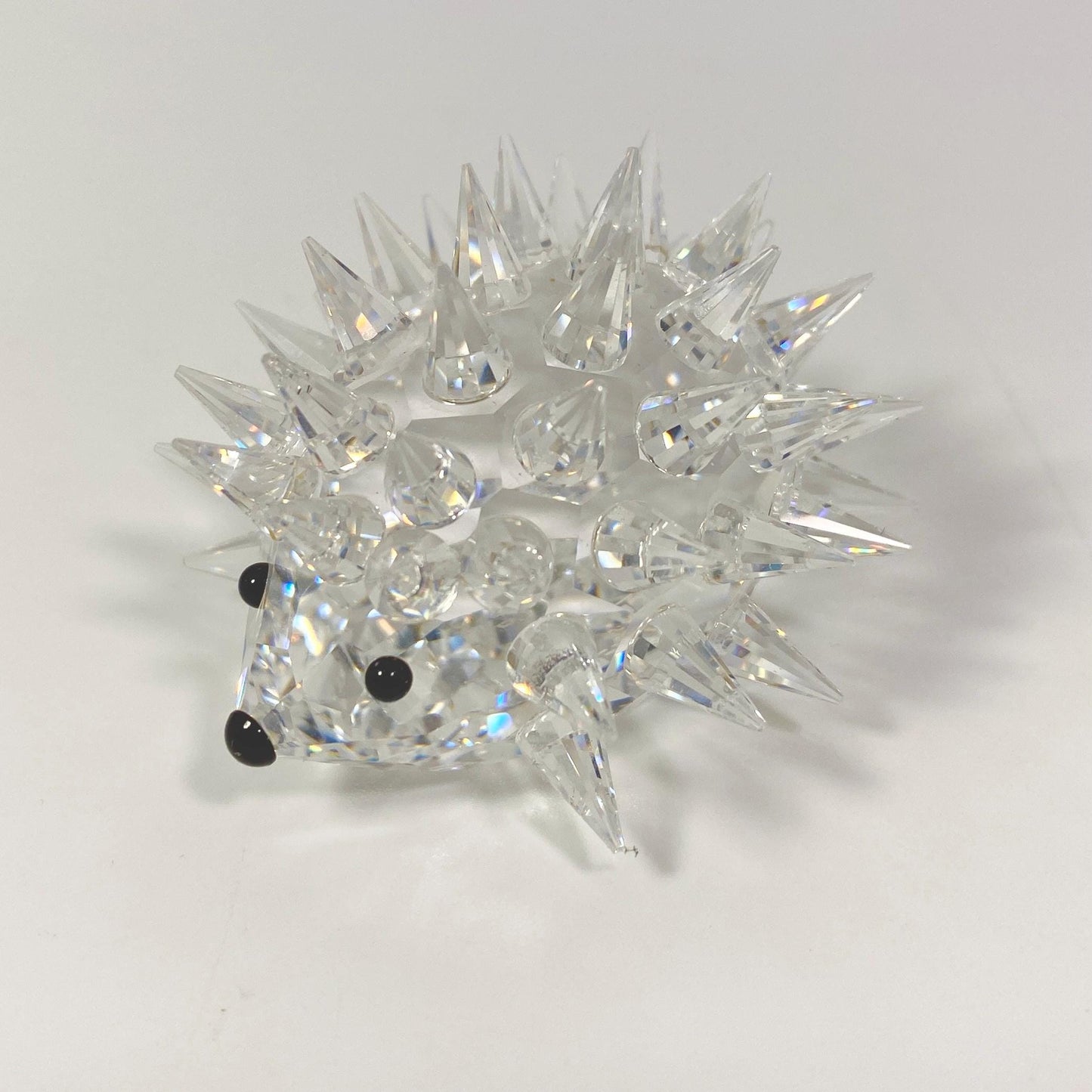 Swarovski Crystal Large 3 In. HEDGEHOG Rare Boxed Retired 7630NR70