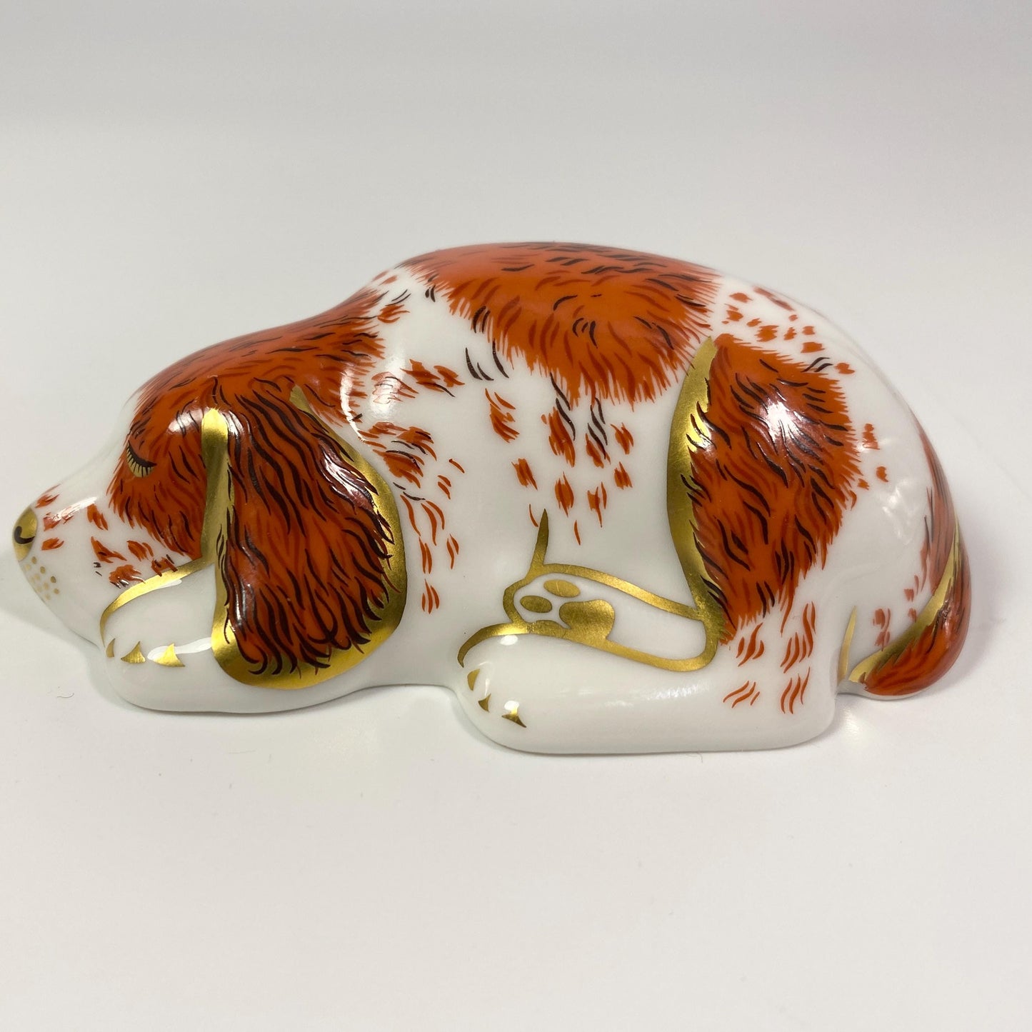 Royal Crown Derby Imari Paperweight Puppy-Collector's Guild Exclusive - No Box