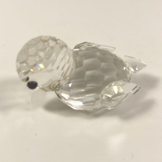 SWAROVSKI Crystal Swimming Duck Figurine 7665 NR 37  Made in Austria