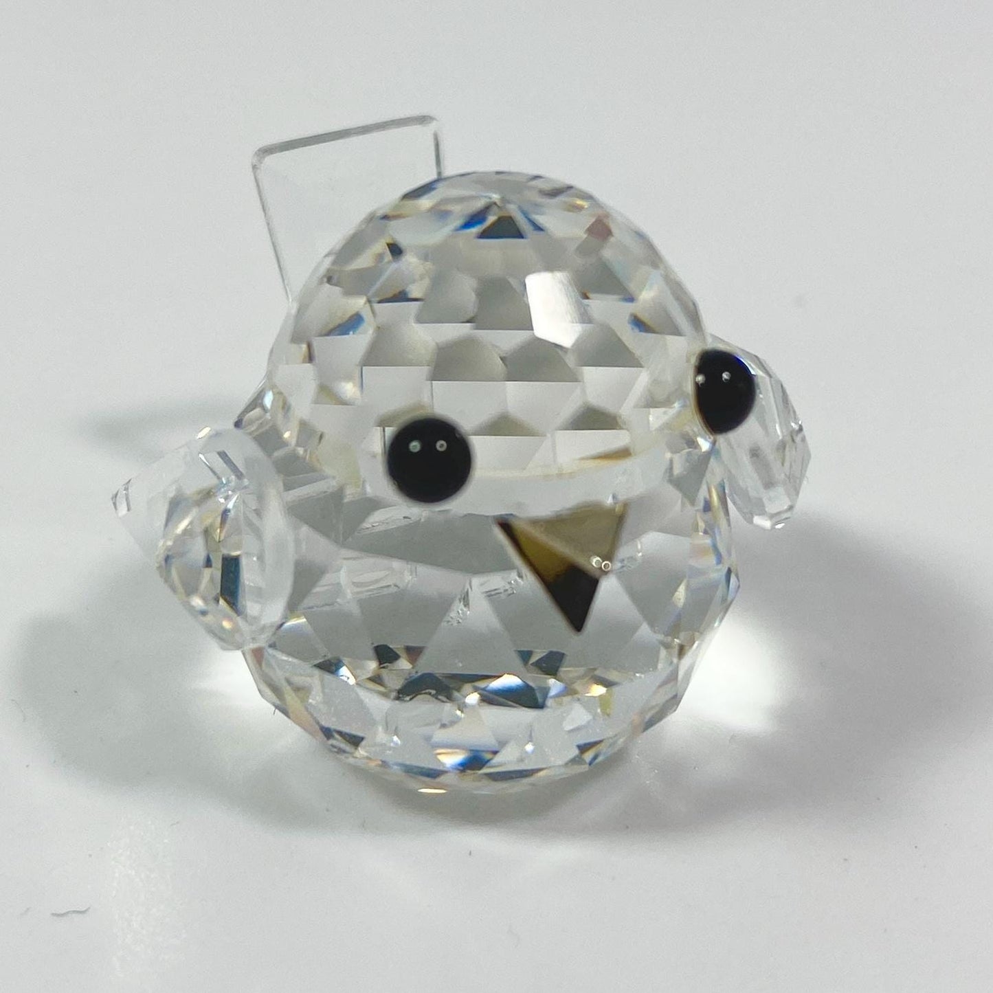 Swarovski Crystal  Baby Chickadee /Bird Original Silver Crystal In Box NR 020
