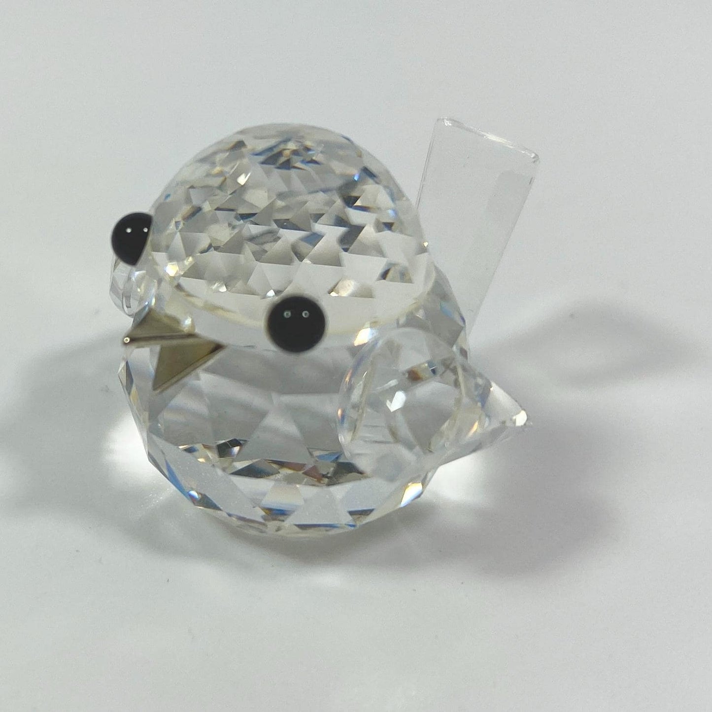 Swarovski Crystal  Baby Chickadee /Bird Original Silver Crystal In Box NR 020