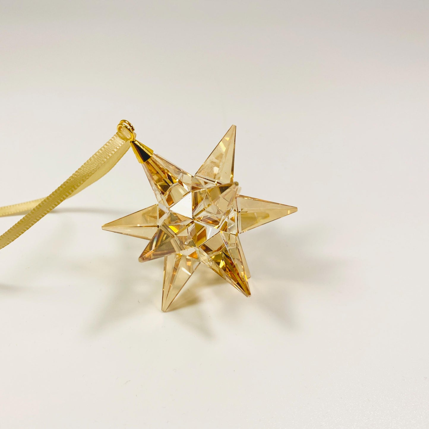 SWAROVSKI 3D Golden Shadow Star Christmas Holiday Ornament 5064260