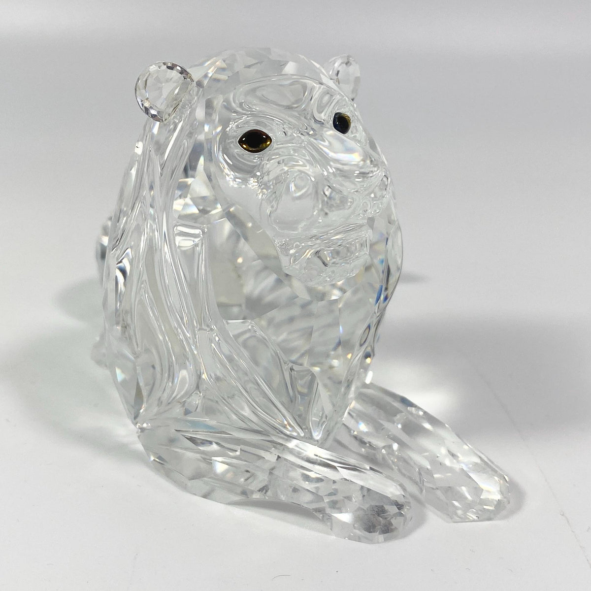 Swarovski The Lion Crystal  Large Figurine Inspiration Africa 1995 SCS An. Edition