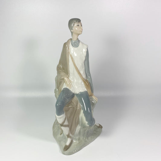 Nao by Lladro  RARE Sheppard boy  figurine 10" inches retired