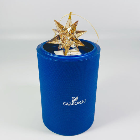 SWAROVSKI 3D Golden Shadow Star Christmas Holiday Ornament 5064260