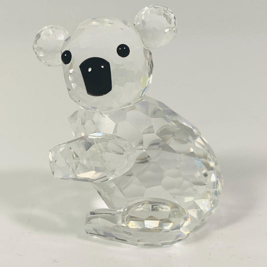 Swarovski Crystal Koala Bear Facing Left 7673NR040000 Figurine Retired-No Box