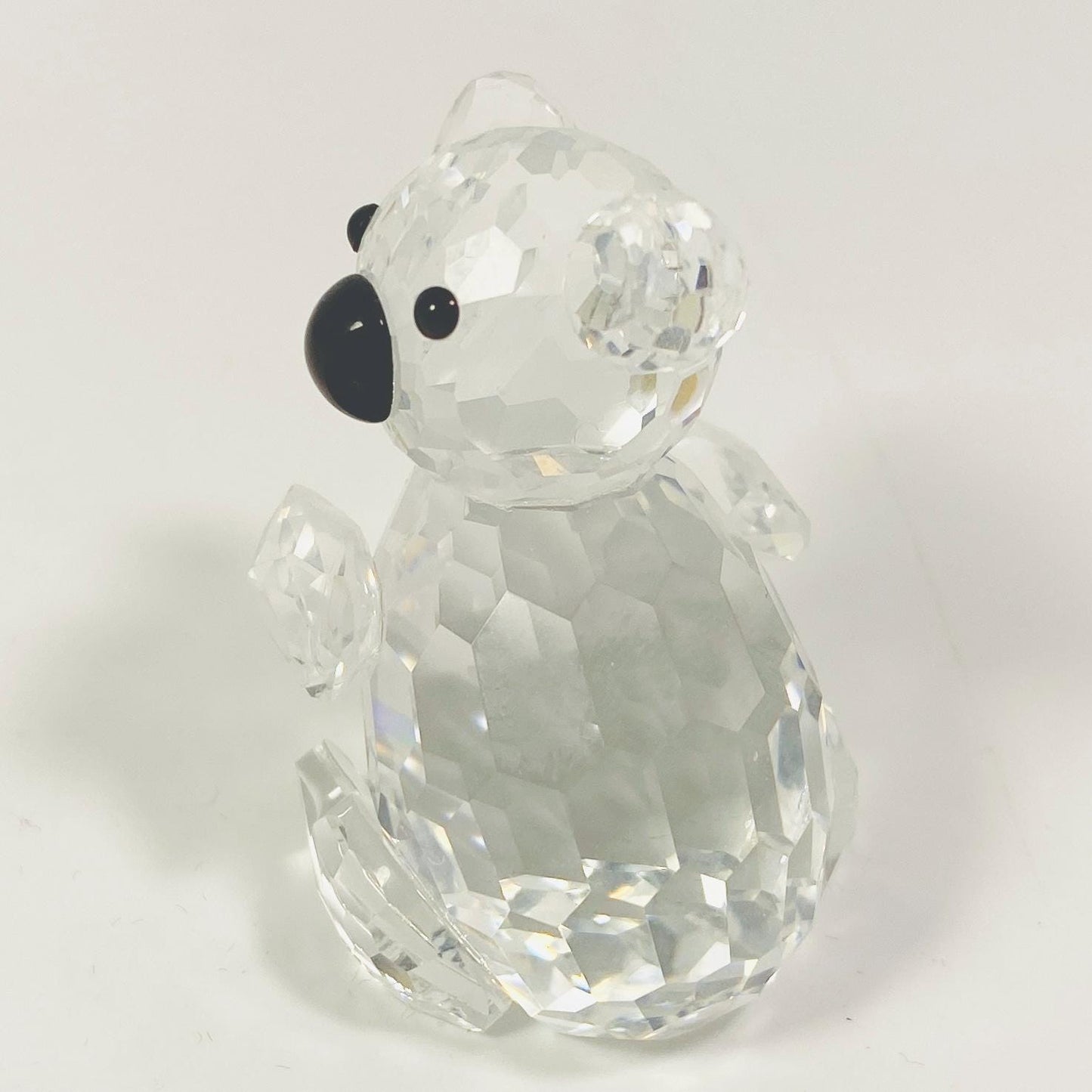 Swarovski Crystal Koala Bear Facing Left 7673NR040000 Figurine Retired-No Box