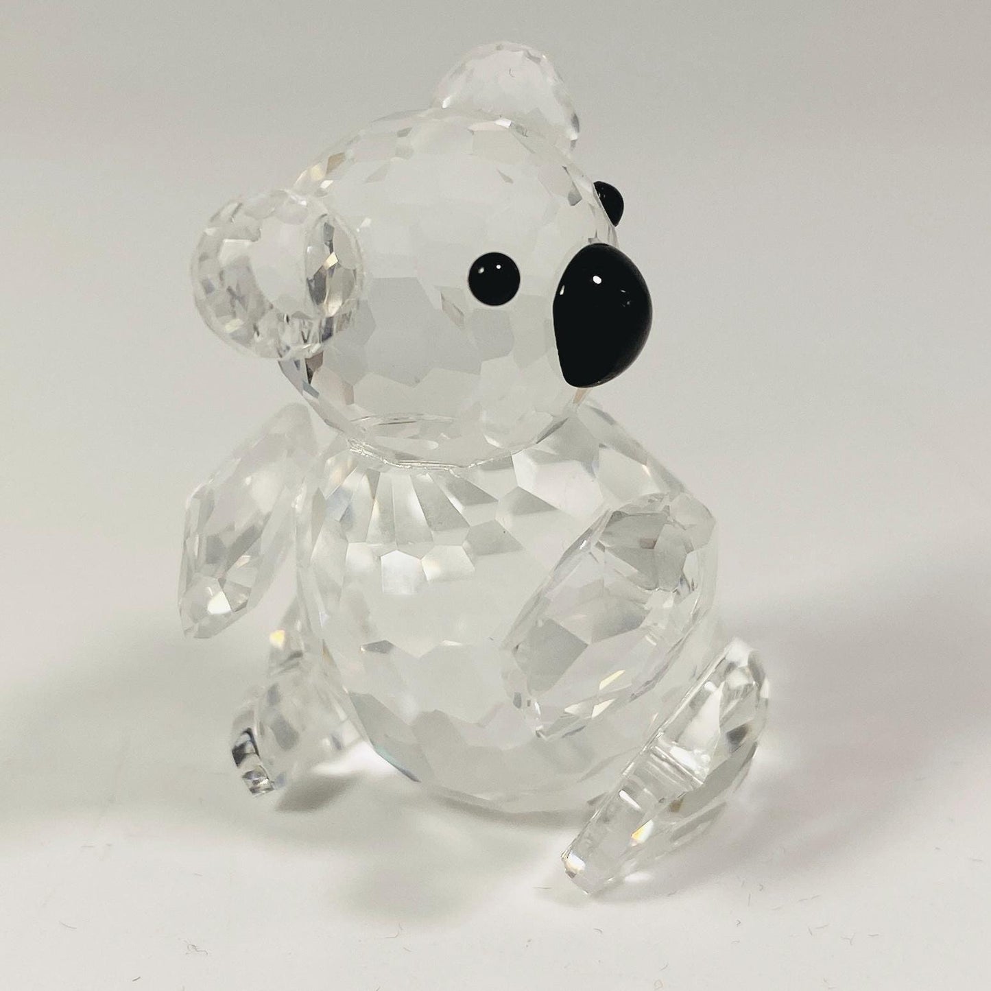 Swarovski Crystal Koala Bear Facing Left 7673NR040000 Figurine Retired-No Box