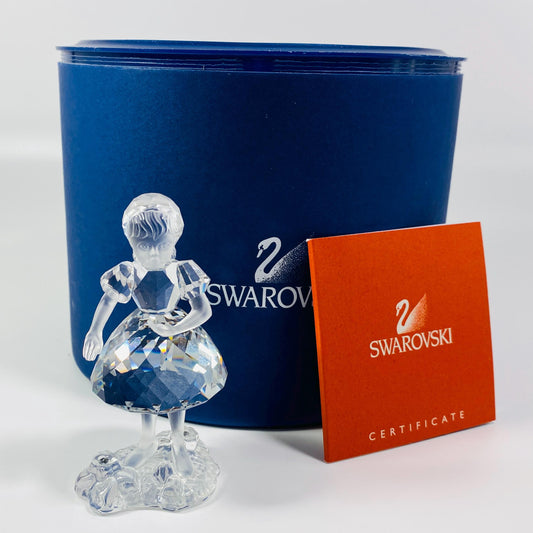 Swarovski Crystal Figurine: Red Riding Hood, With Box & CoA