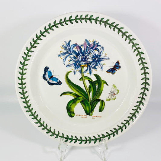 Portmeirion BOTANIC GARDEN African Lily 10.5 Inch Dinner Plate - England