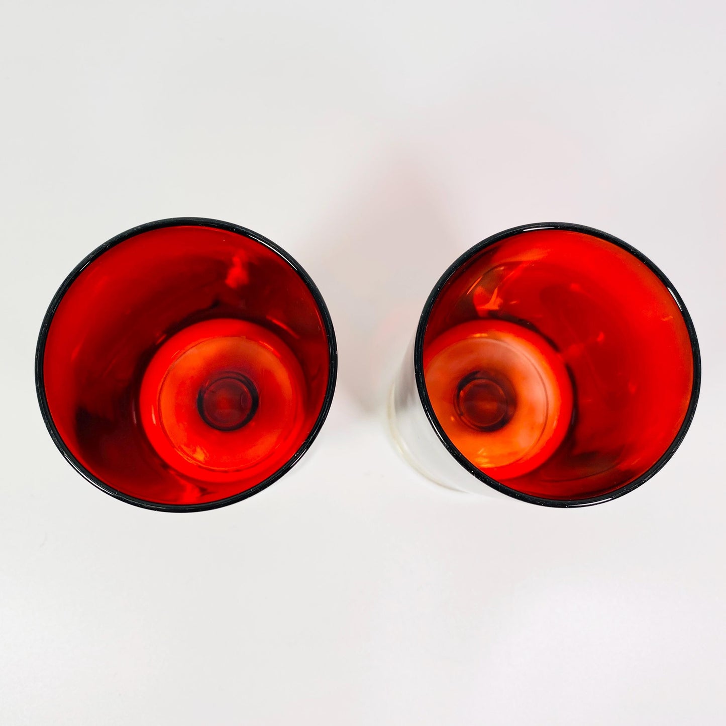 Luminarc Cavalier France Ruby Red Wine Glass  4 1/2”;  5 oz; Set of 2