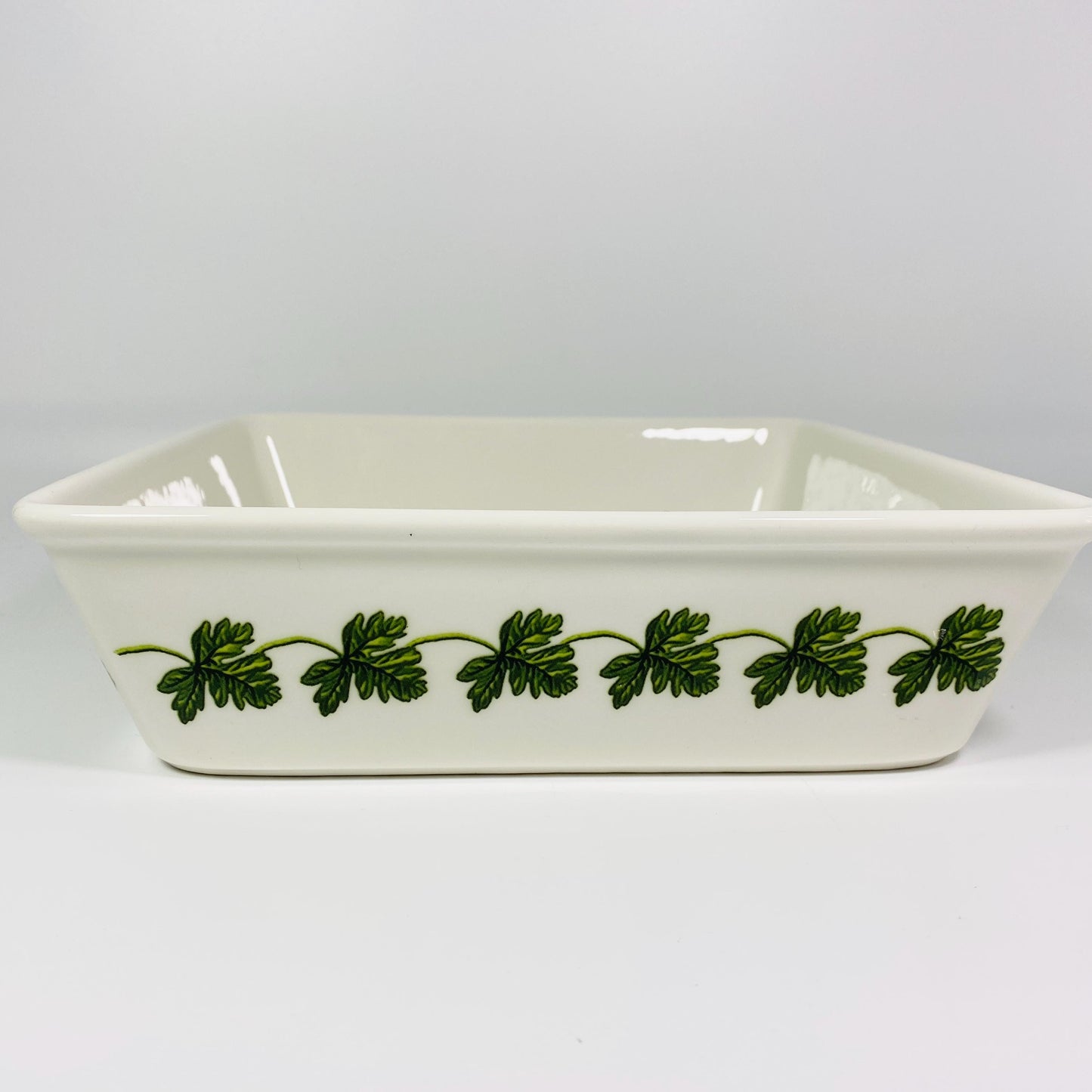 RARE !! Portmeirion Pomona Collection 10” Square Baking Dish Teinton Squash Pear design