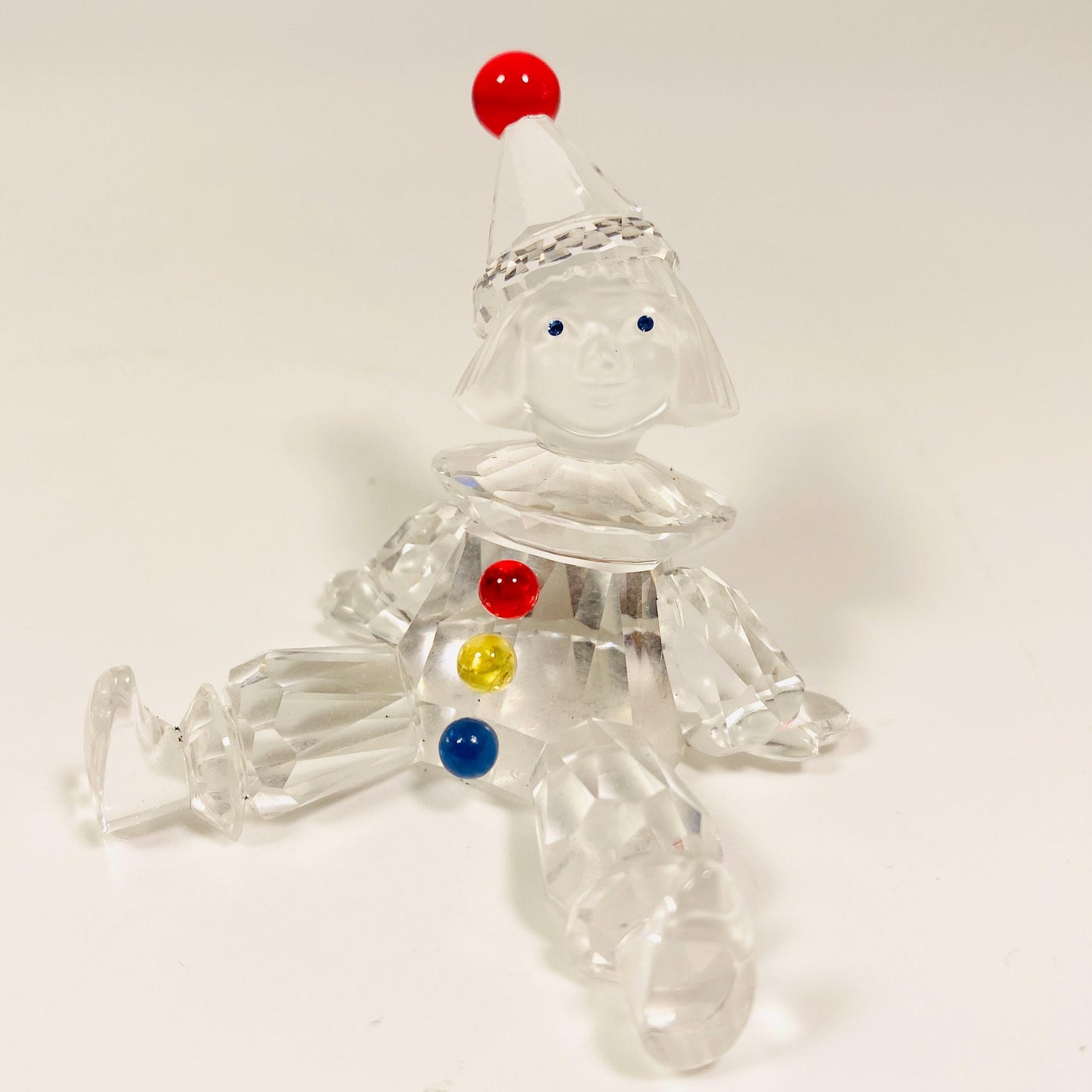 Swarovski Crystal Figurine PUPPET CLOWN 7550 003 with CoA and  Box Mint
