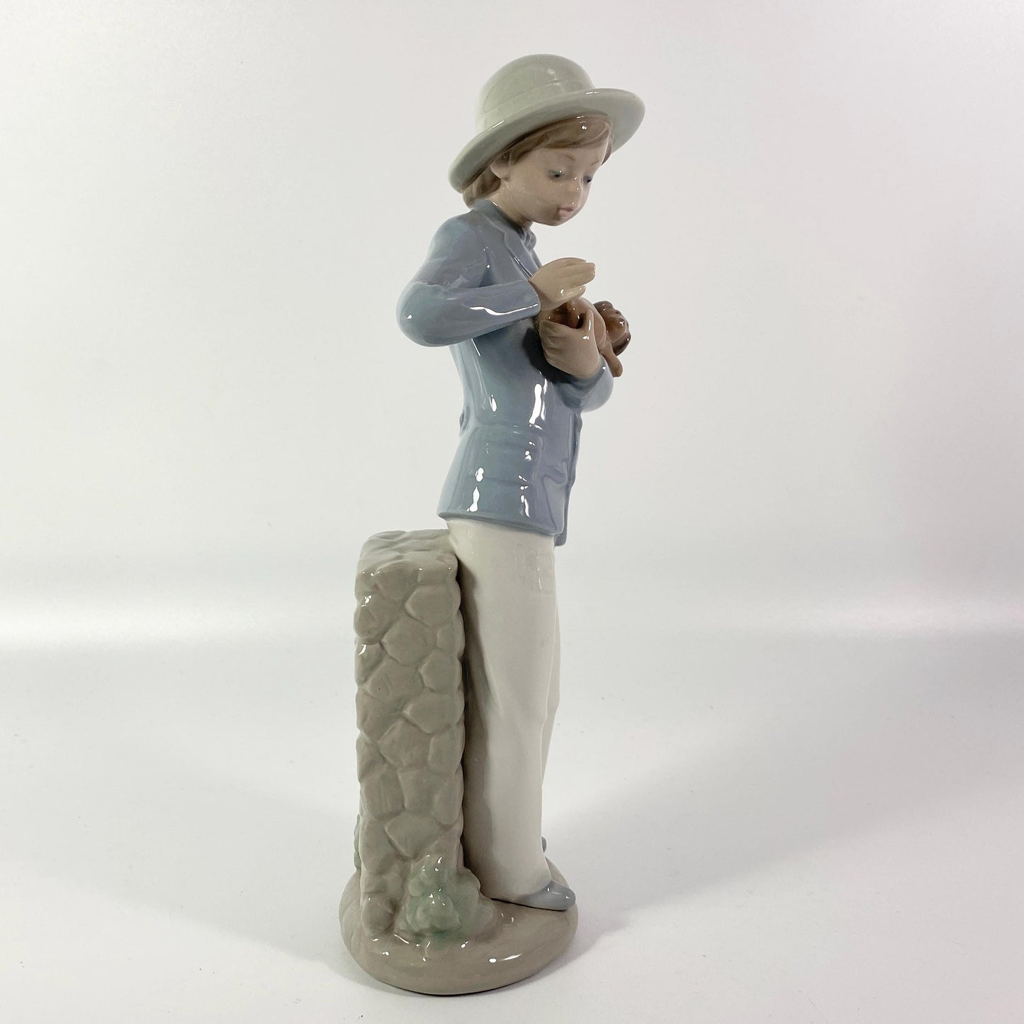 RARE !!!! LLadro Nao Boy with puppy " My Puppy' figurine
