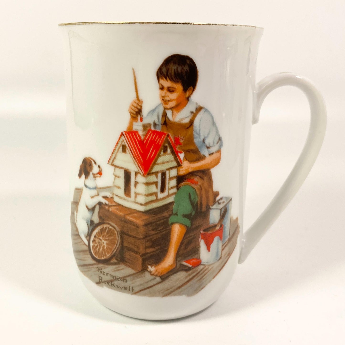 Set of 3 Vintage Norman Rockwell coffee mugs