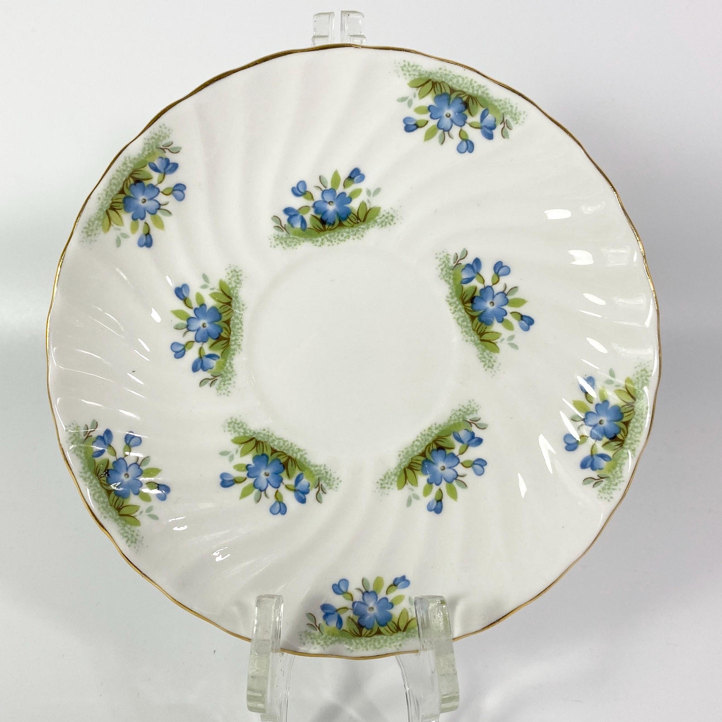 Extremely RARE !!! 1930s Aynsley C1382 teacup and saucer pretty violets floral