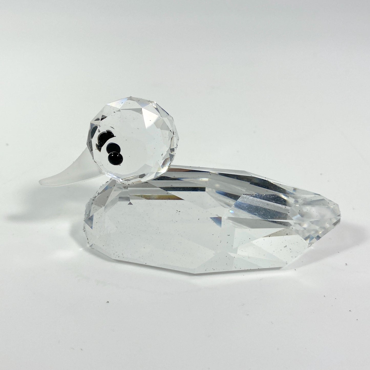 Retired Swarovski Silver Crystal Mallard Large Duck 7647 Original Box MINT