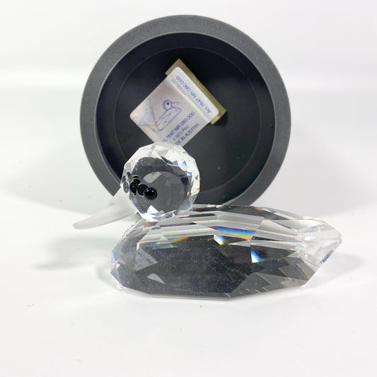 Retired Swarovski Silver Crystal Mallard Large Duck 7647 Original Box MINT