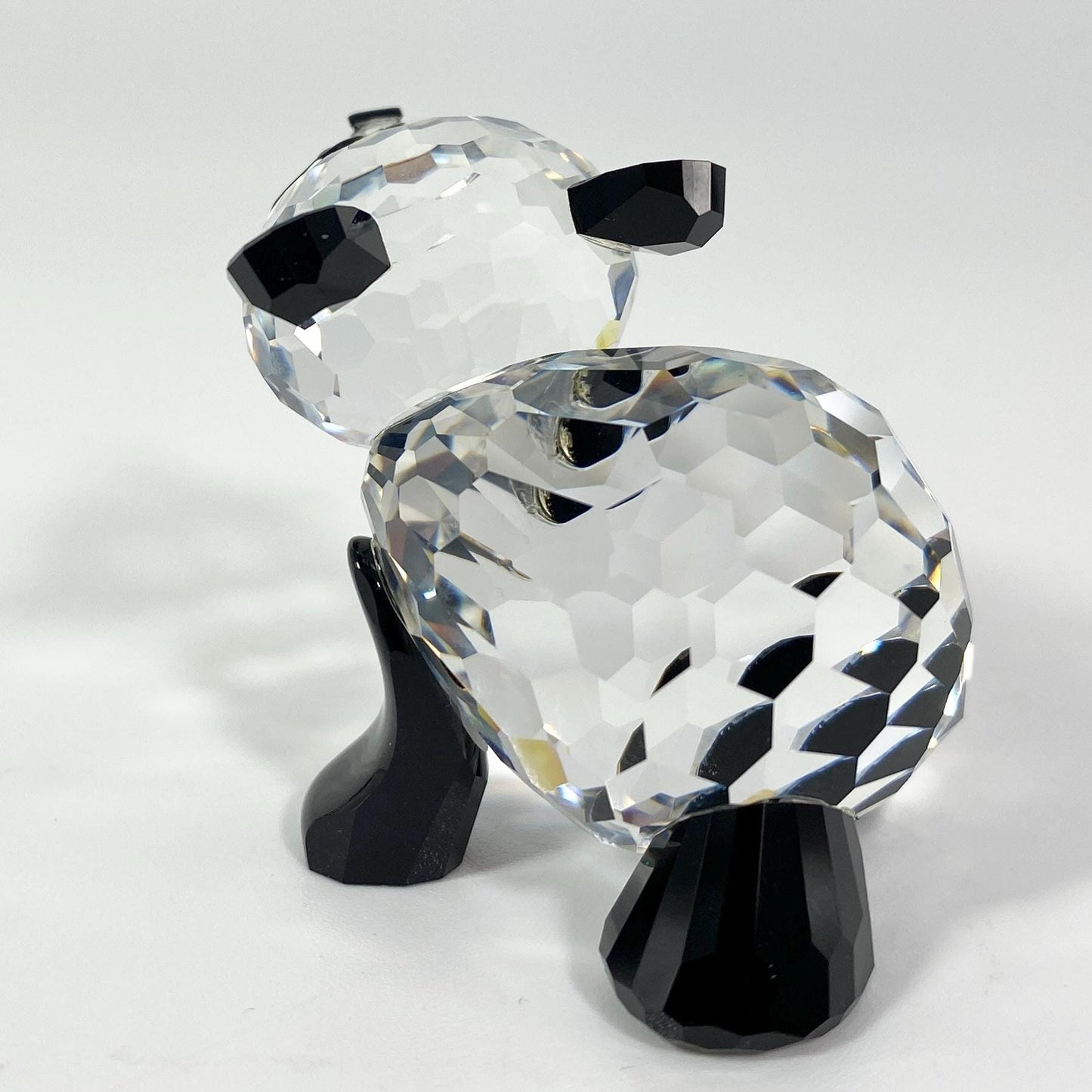 SWAROVSKI Figurine mama Panda silver crystal figurine 6833 No box